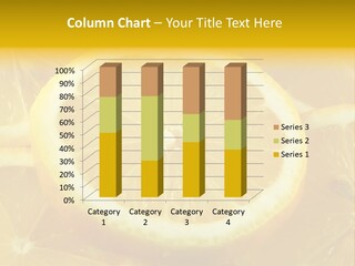 Close Citrus Fruity PowerPoint Template