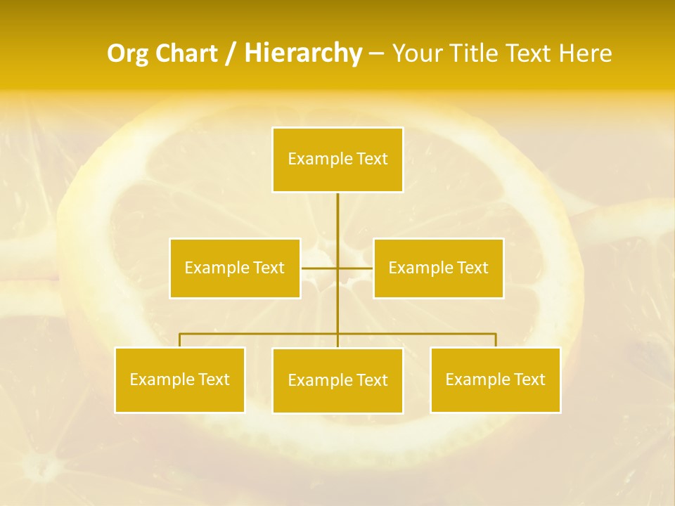 Close Citrus Fruity PowerPoint Template