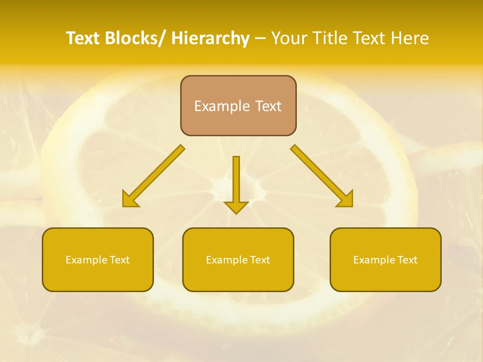 Close Citrus Fruity PowerPoint Template