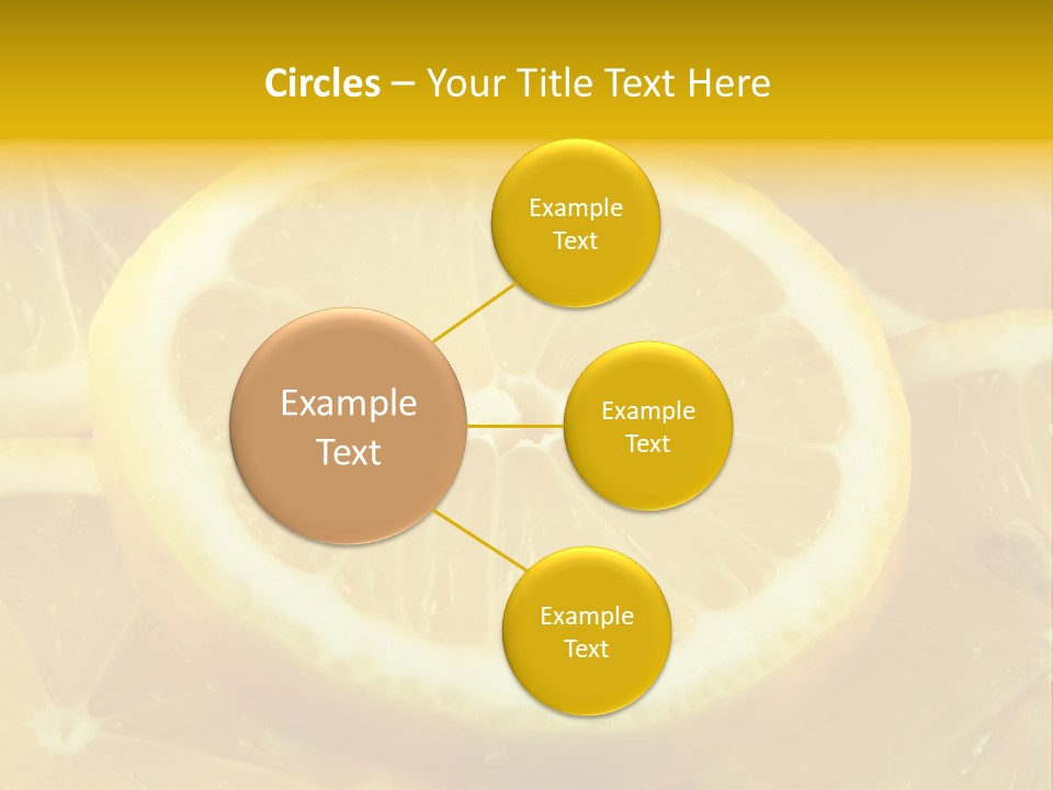 Close Citrus Fruity PowerPoint Template