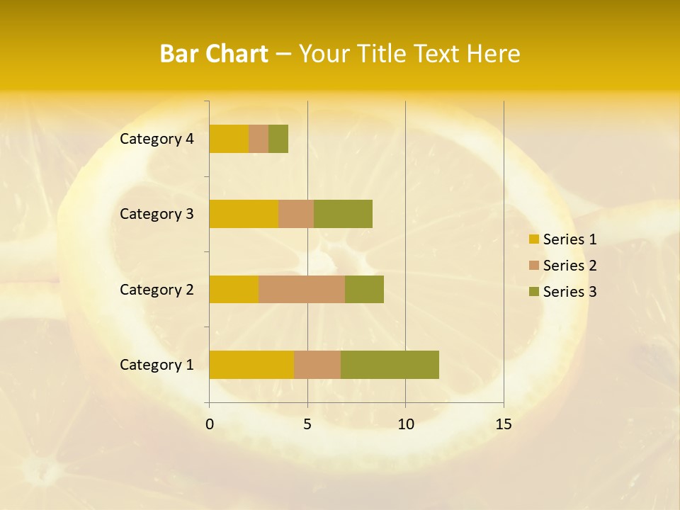 Close Citrus Fruity PowerPoint Template