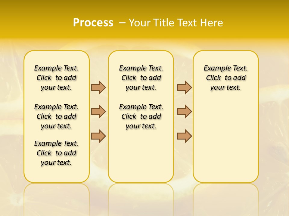 Close Citrus Fruity PowerPoint Template