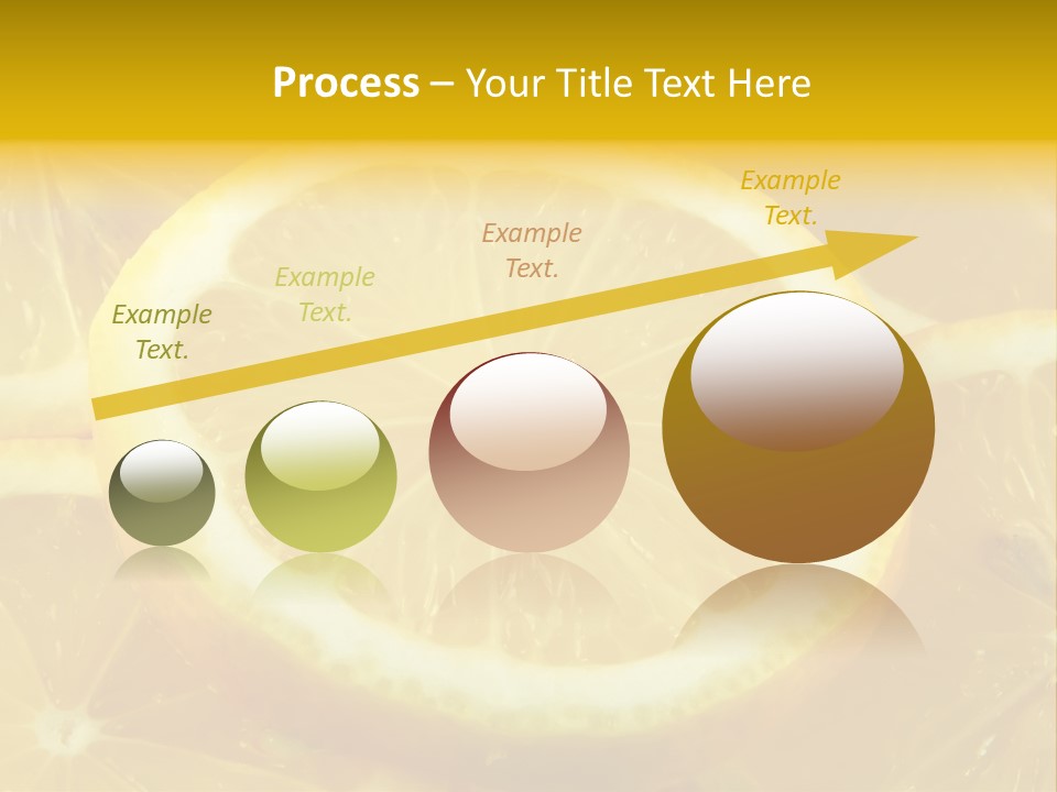 Close Citrus Fruity PowerPoint Template