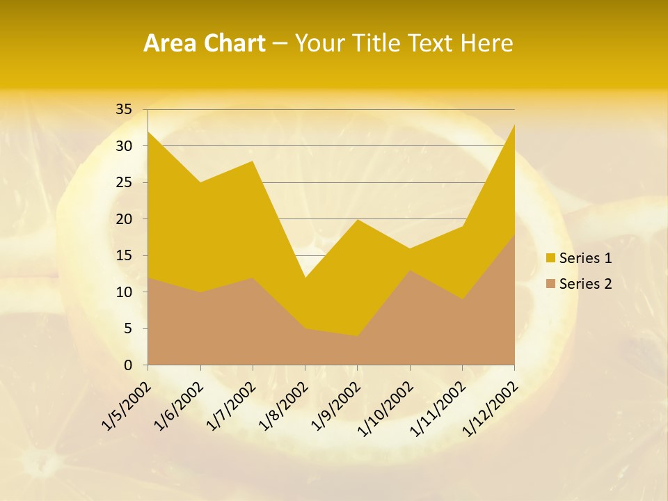 Close Citrus Fruity PowerPoint Template