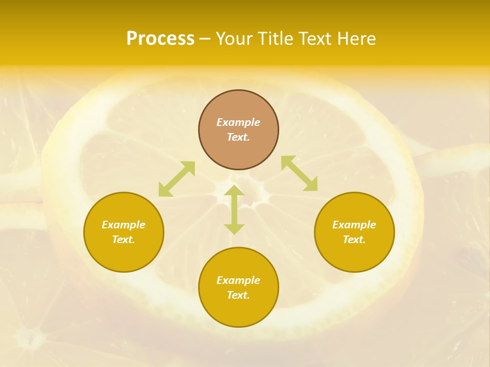 Close Citrus Fruity PowerPoint Template