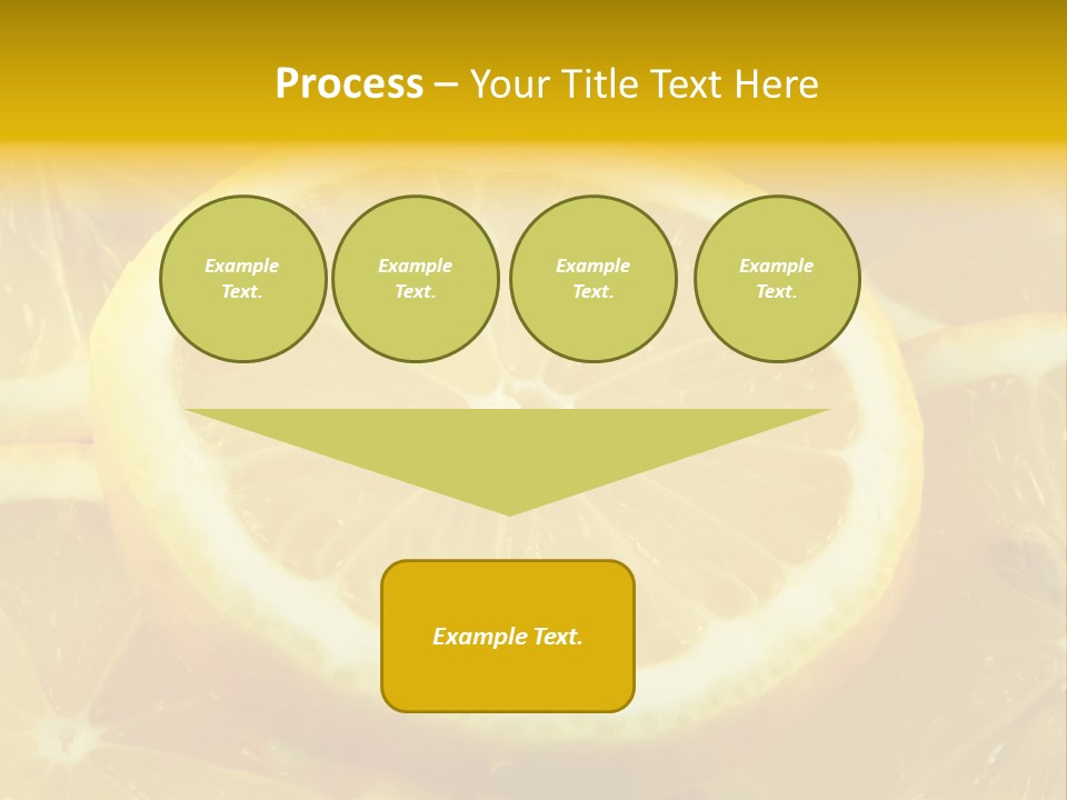 Close Citrus Fruity PowerPoint Template