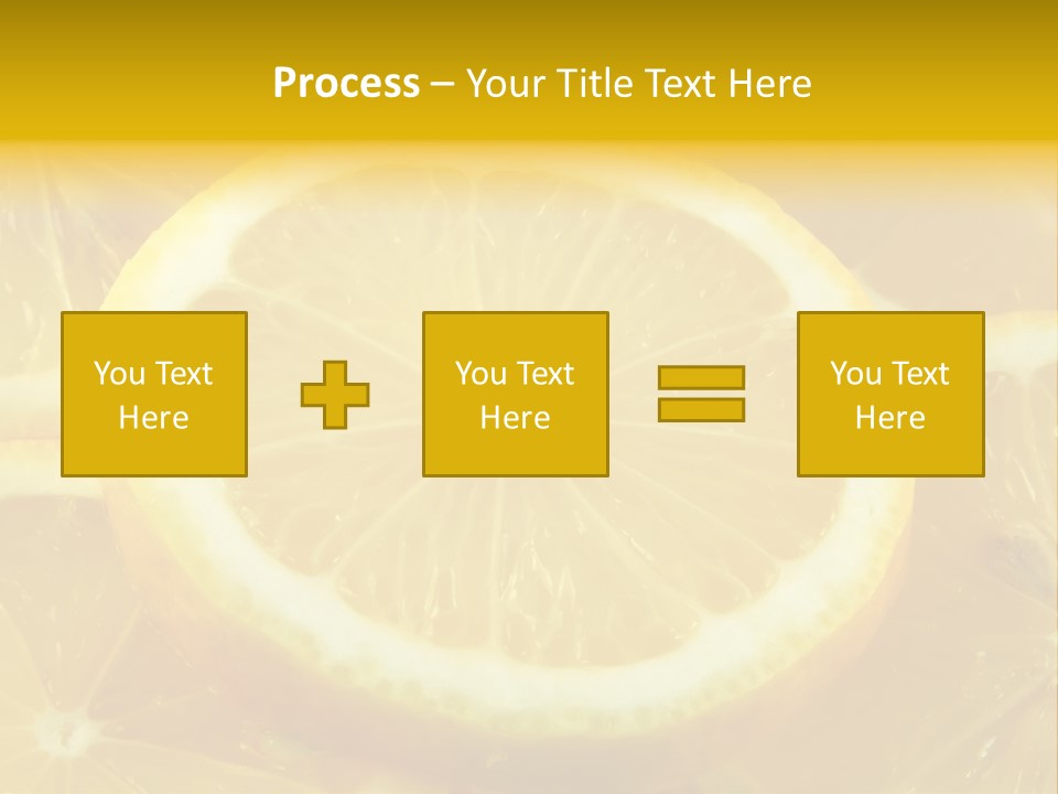 Close Citrus Fruity PowerPoint Template