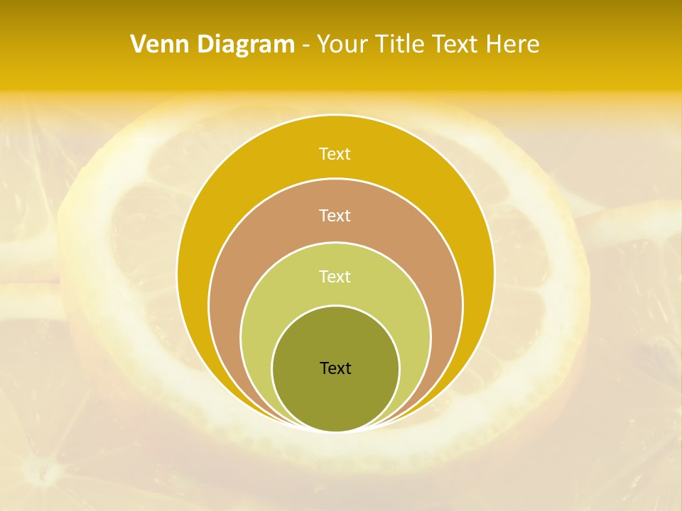 Close Citrus Fruity PowerPoint Template