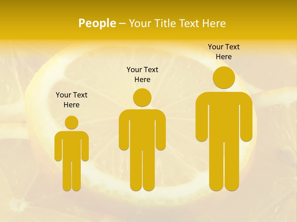 Close Citrus Fruity PowerPoint Template