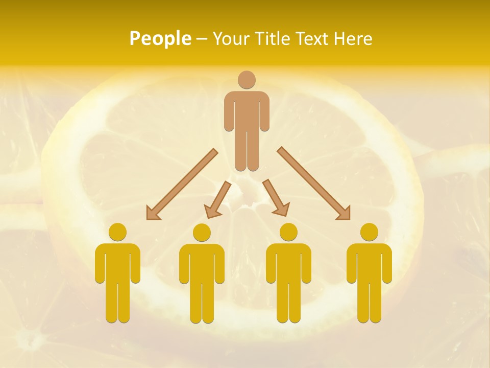 Close Citrus Fruity PowerPoint Template