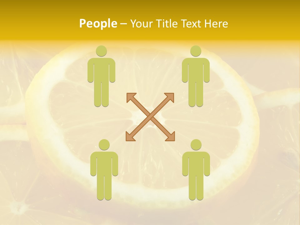 Close Citrus Fruity PowerPoint Template