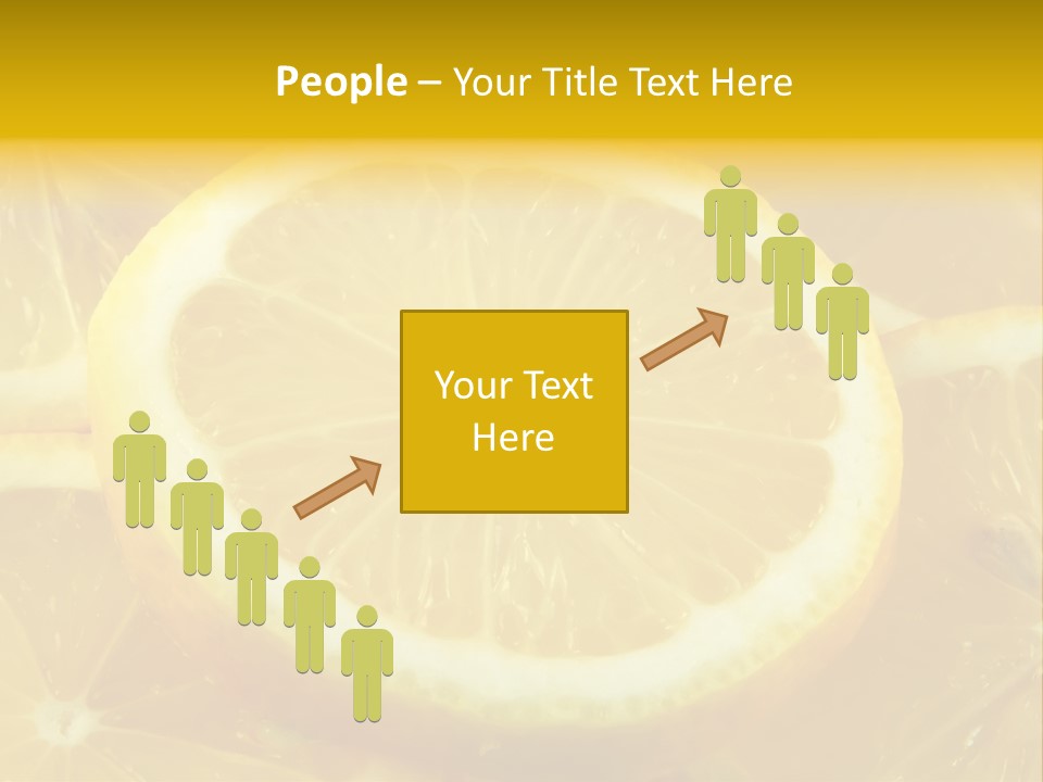 Close Citrus Fruity PowerPoint Template