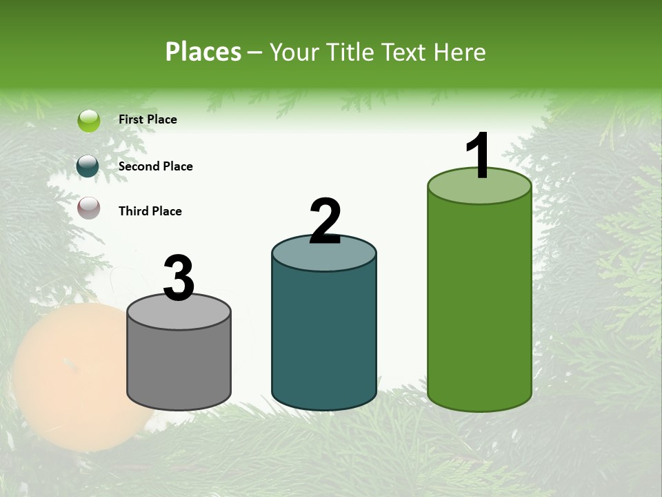 Needle Pine Frame PowerPoint Template