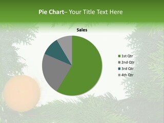Needle Pine Frame PowerPoint Template