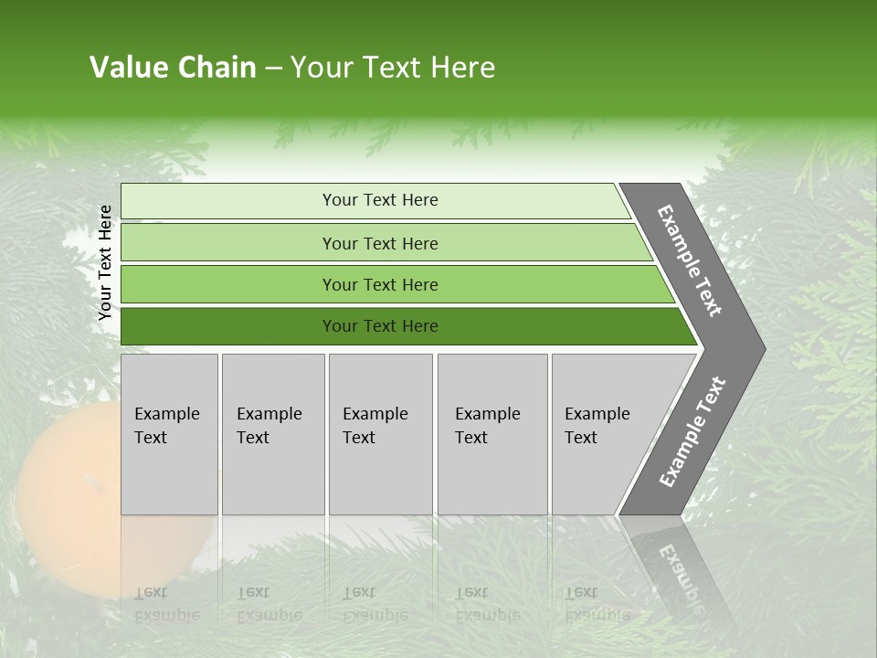 Needle Pine Frame PowerPoint Template