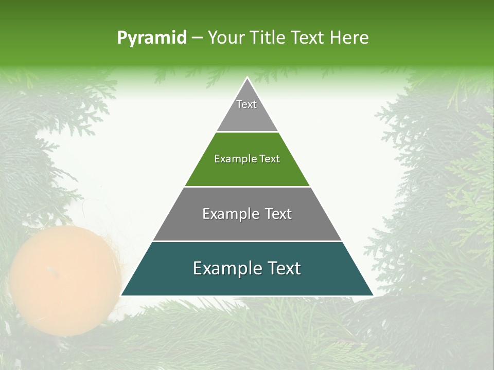 Needle Pine Frame PowerPoint Template