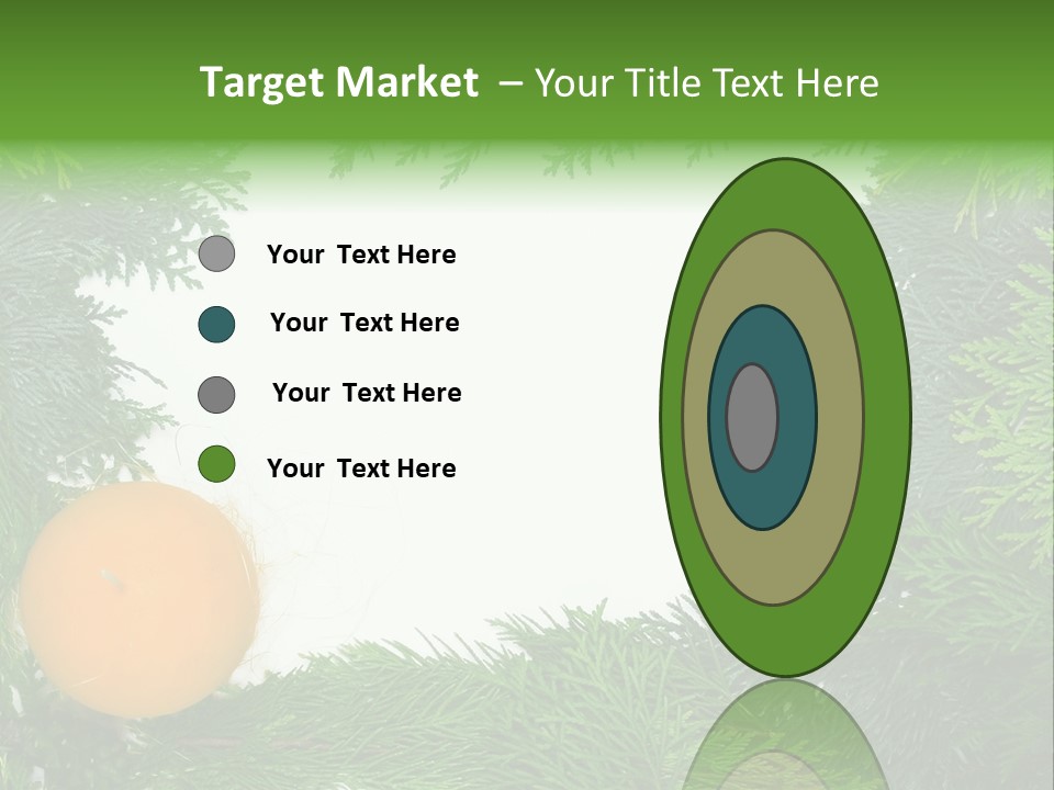 Needle Pine Frame PowerPoint Template