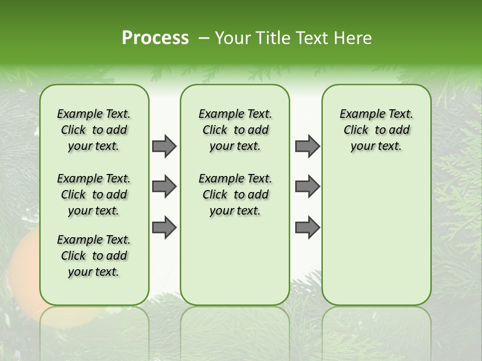 Needle Pine Frame PowerPoint Template