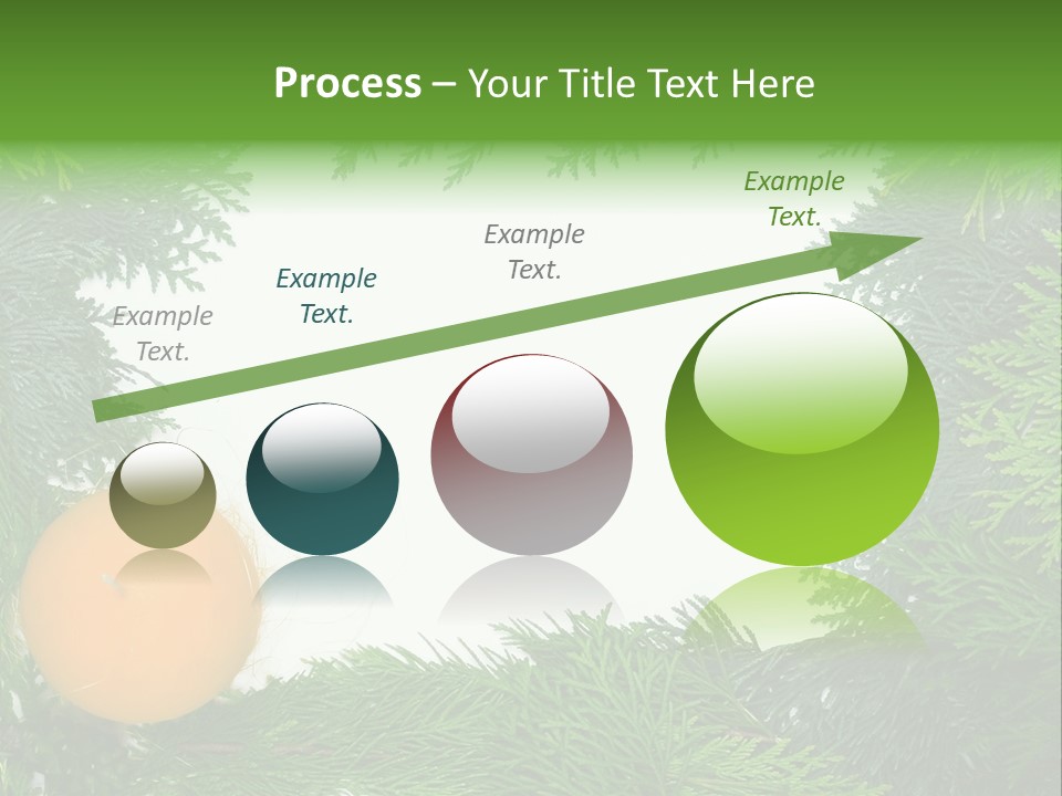 Needle Pine Frame PowerPoint Template