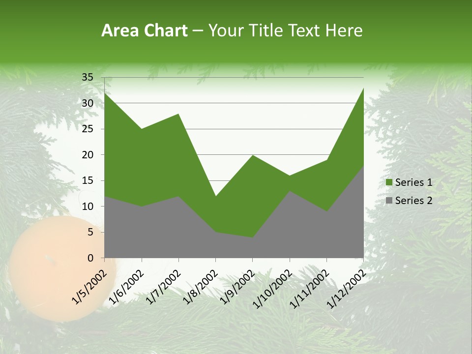 Needle Pine Frame PowerPoint Template