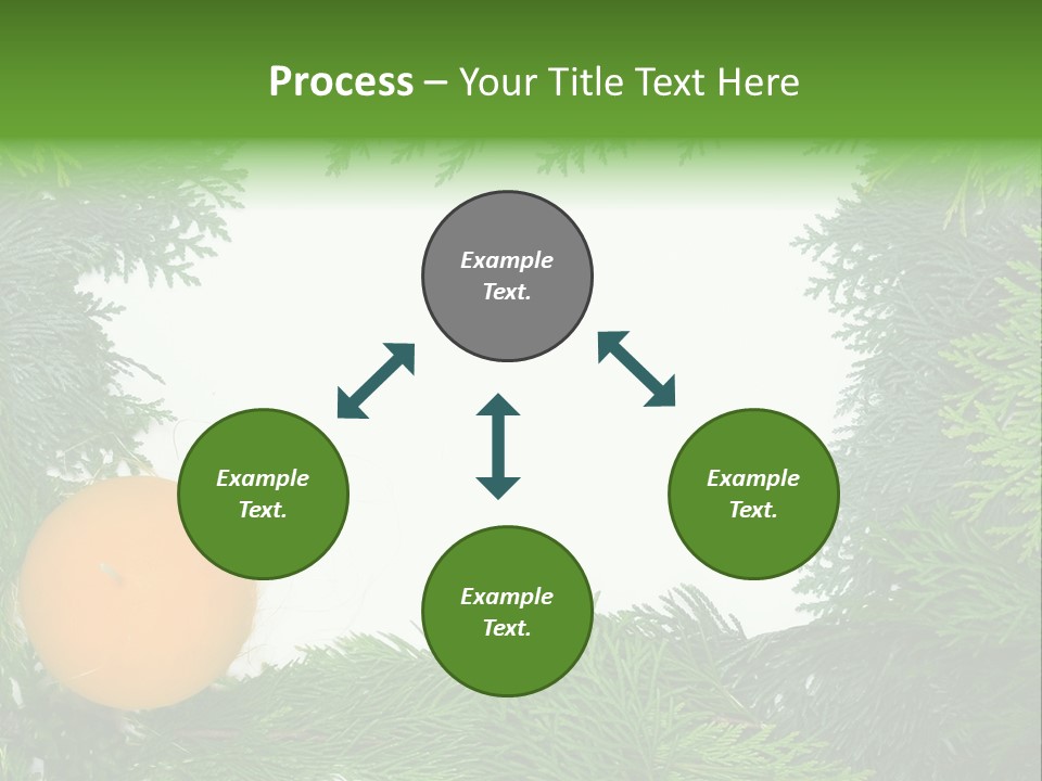 Needle Pine Frame PowerPoint Template