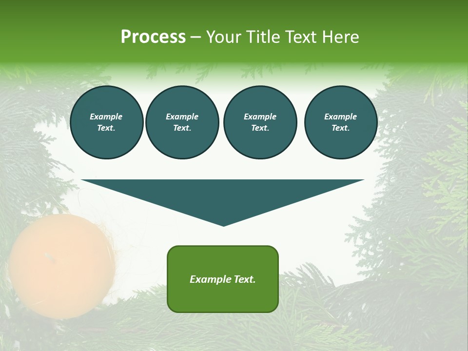 Needle Pine Frame PowerPoint Template