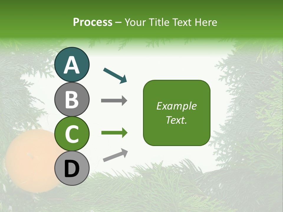 Needle Pine Frame PowerPoint Template