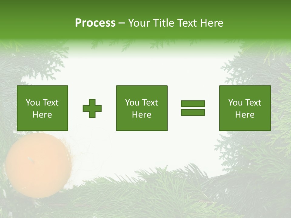 Needle Pine Frame PowerPoint Template