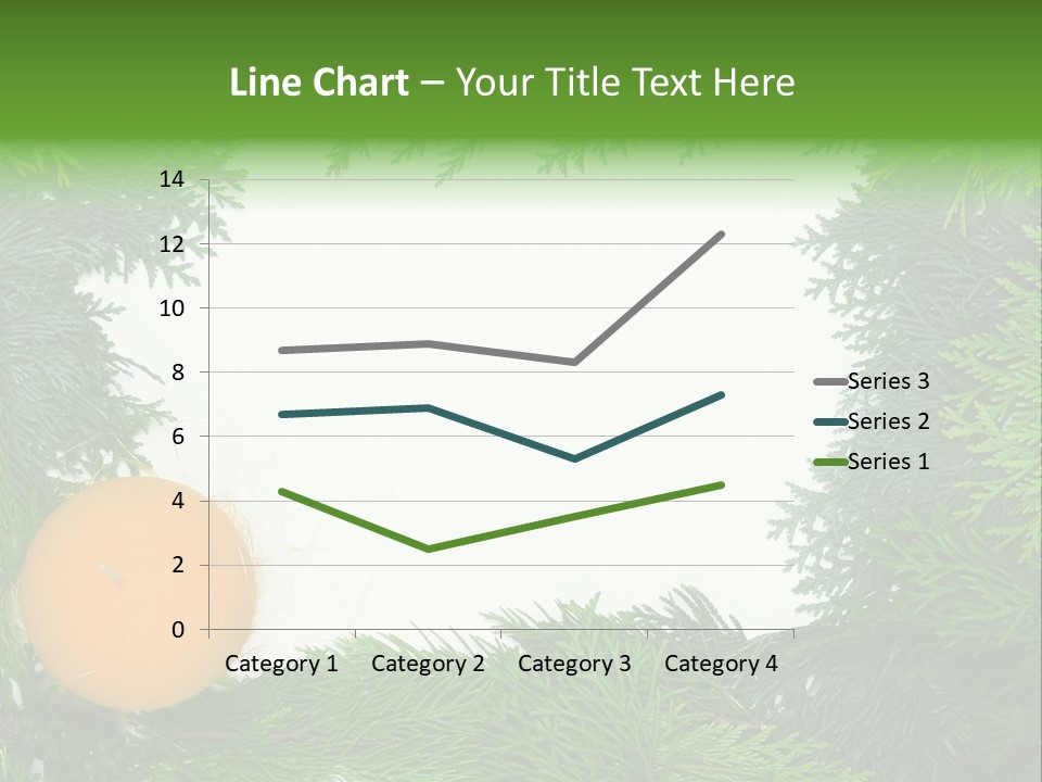 Needle Pine Frame PowerPoint Template