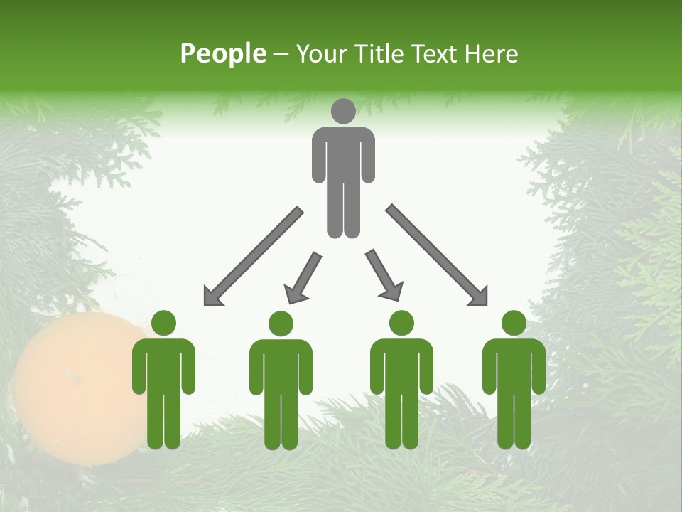 Needle Pine Frame PowerPoint Template