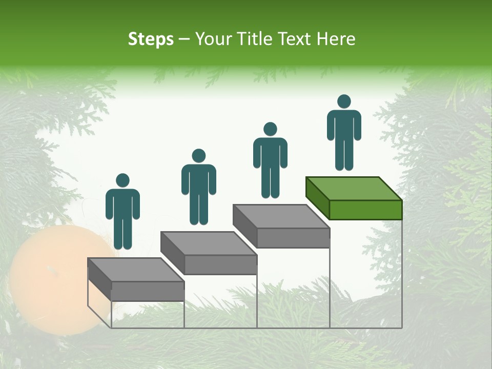 Needle Pine Frame PowerPoint Template