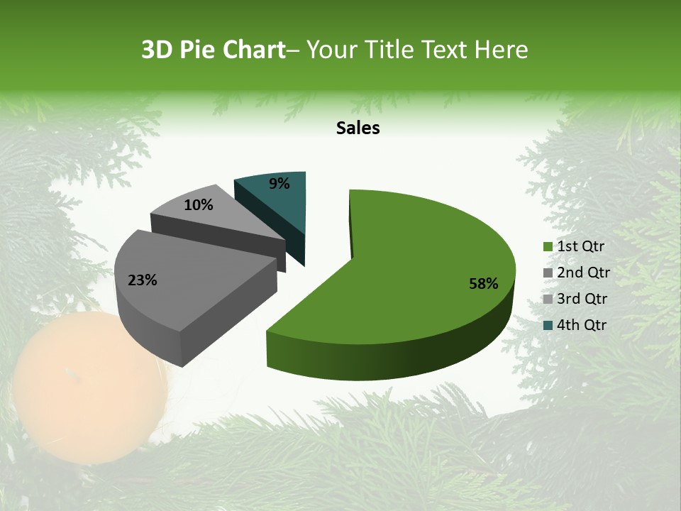 Needle Pine Frame PowerPoint Template