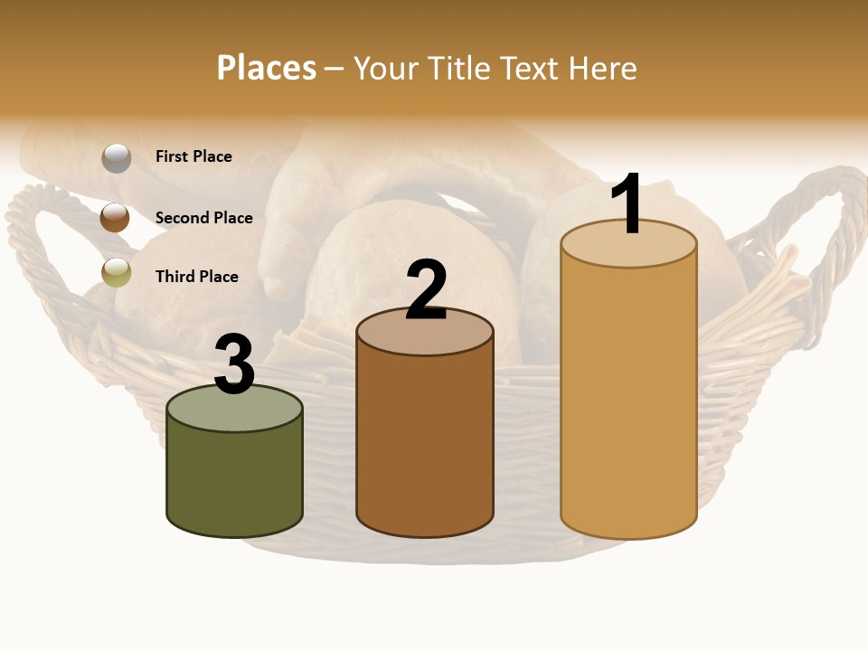 Basket Tasty Pastry PowerPoint Template