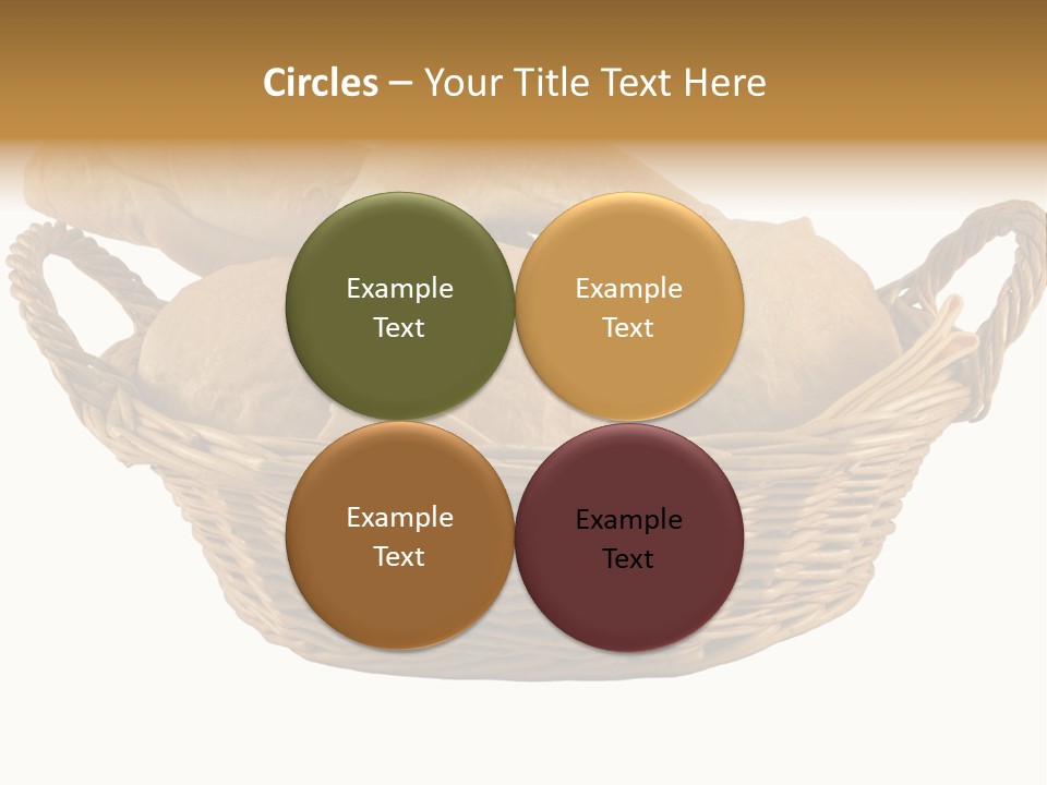 Basket Tasty Pastry PowerPoint Template