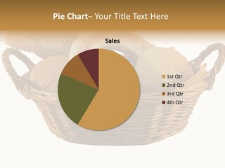 Basket Tasty Pastry PowerPoint Template