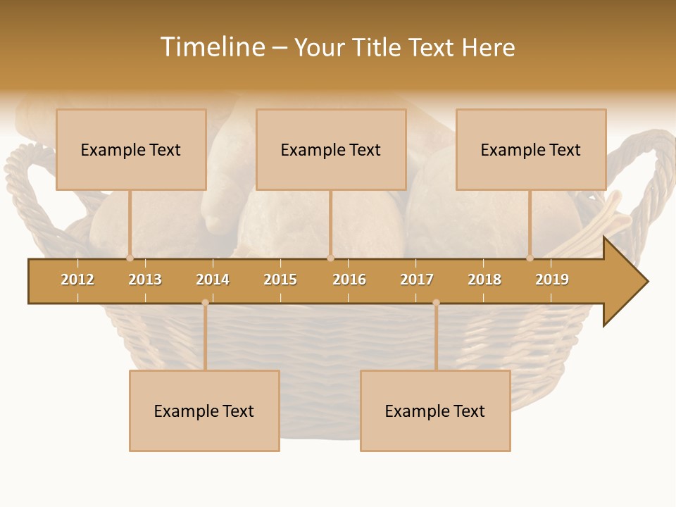 Basket Tasty Pastry PowerPoint Template