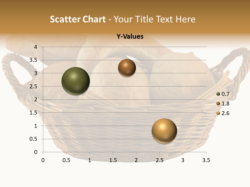 Basket Tasty Pastry PowerPoint Template