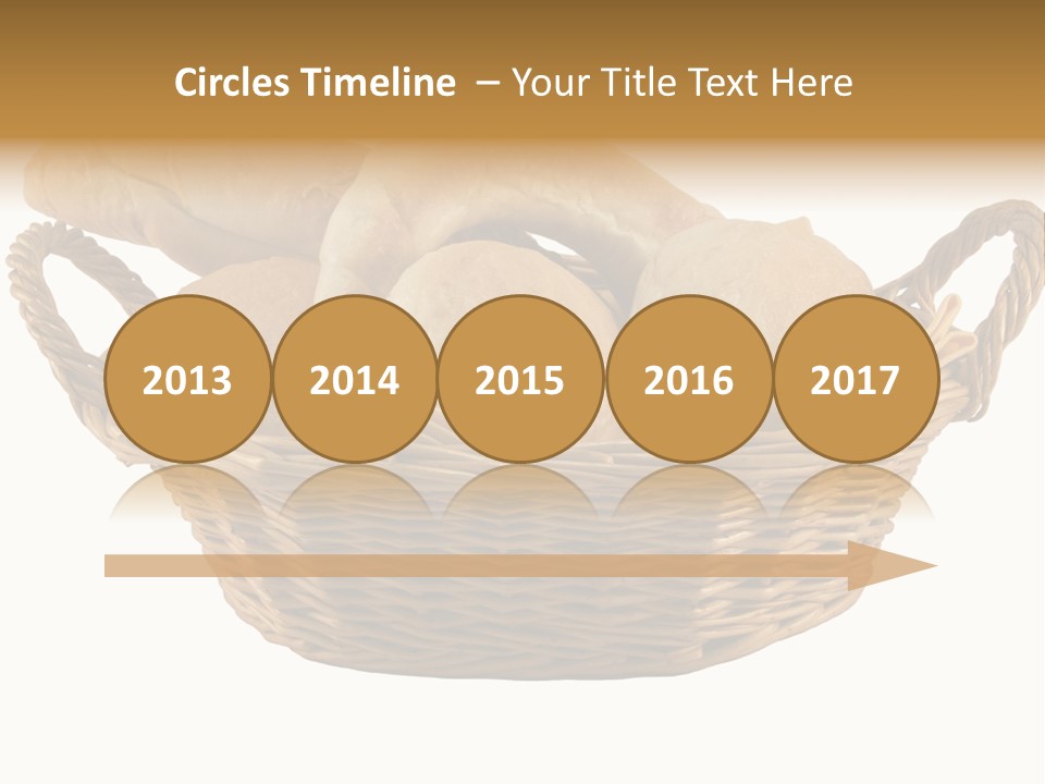 Basket Tasty Pastry PowerPoint Template