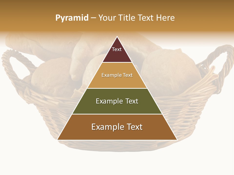 Basket Tasty Pastry PowerPoint Template