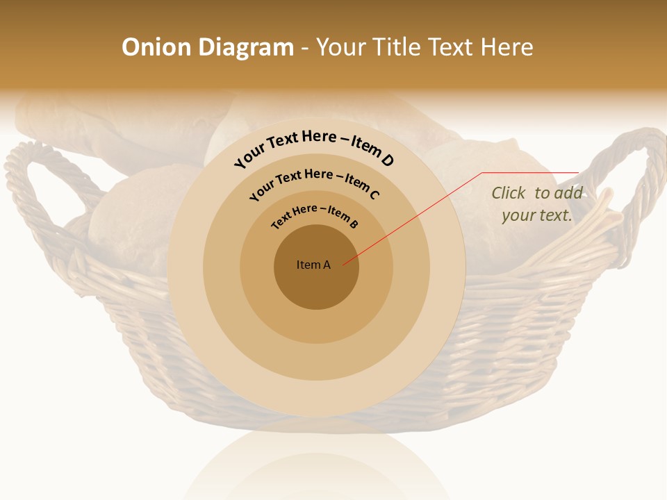 Basket Tasty Pastry PowerPoint Template