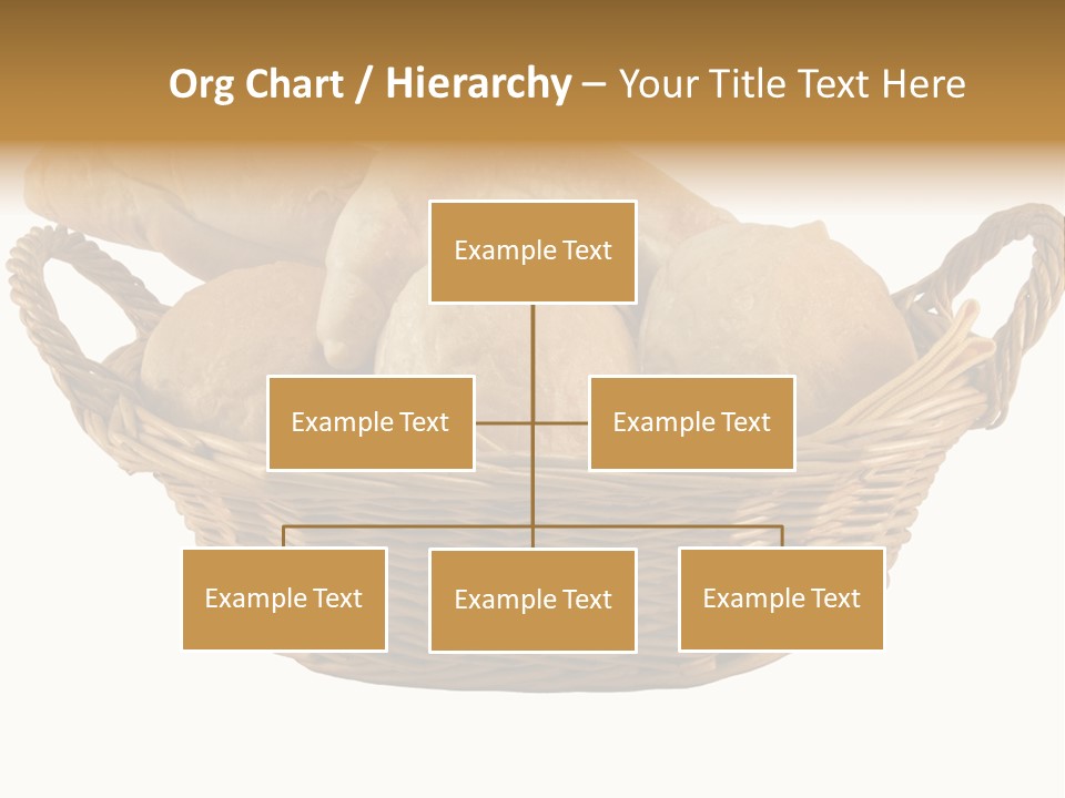Basket Tasty Pastry PowerPoint Template