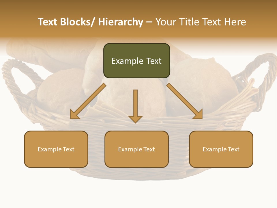 Basket Tasty Pastry PowerPoint Template