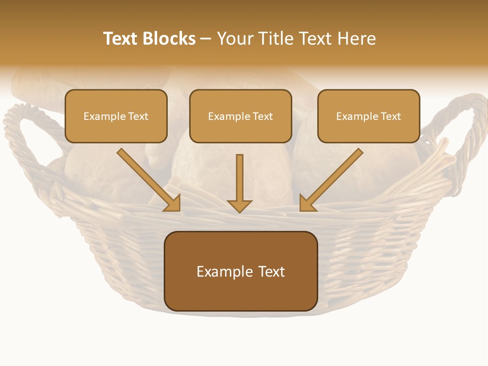 Basket Tasty Pastry PowerPoint Template