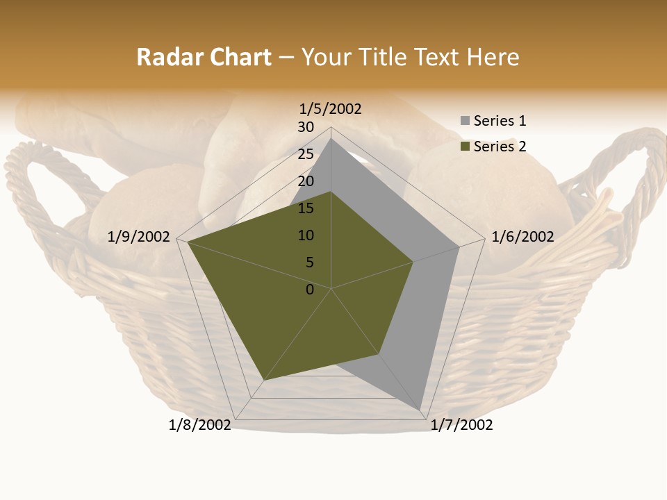 Basket Tasty Pastry PowerPoint Template