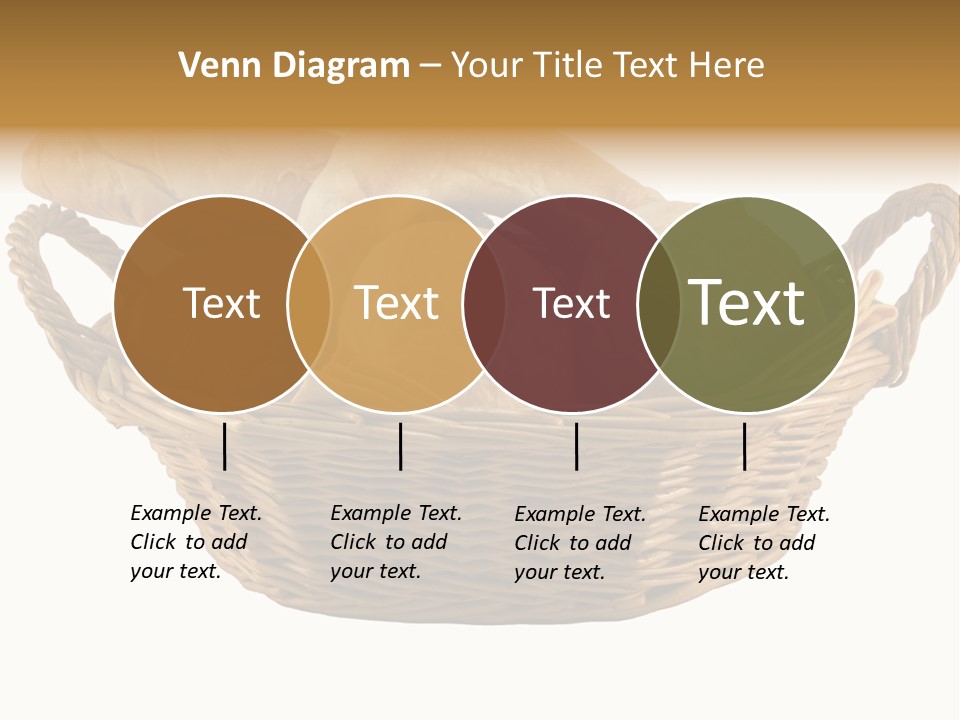 Basket Tasty Pastry PowerPoint Template