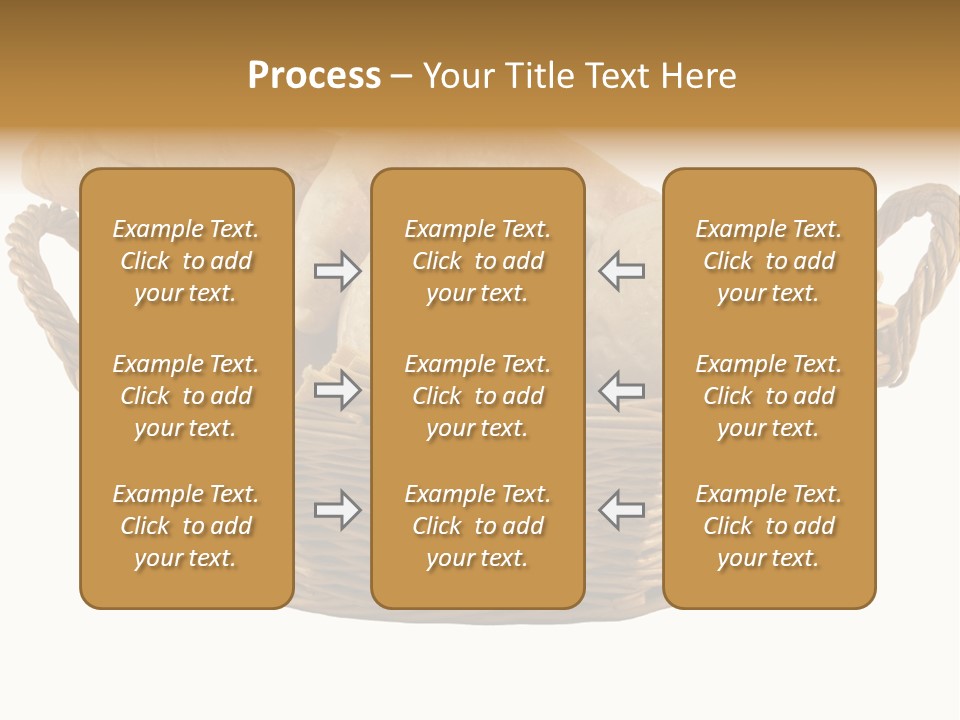 Basket Tasty Pastry PowerPoint Template