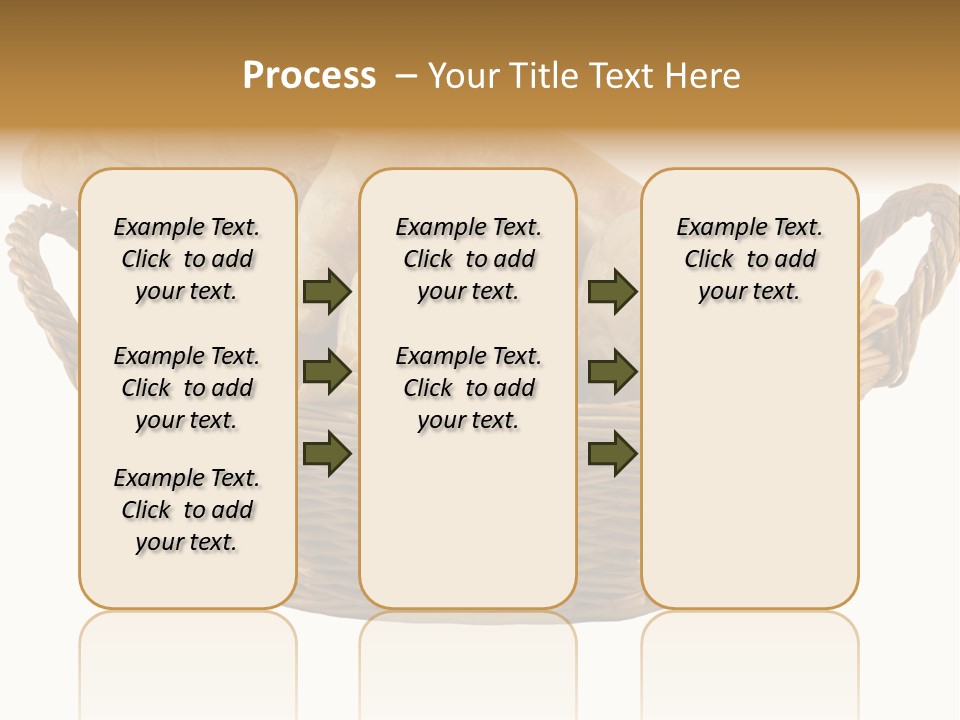 Basket Tasty Pastry PowerPoint Template