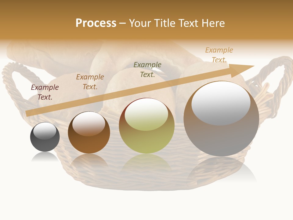 Basket Tasty Pastry PowerPoint Template