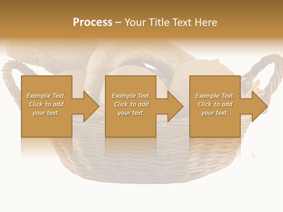 Basket Tasty Pastry PowerPoint Template