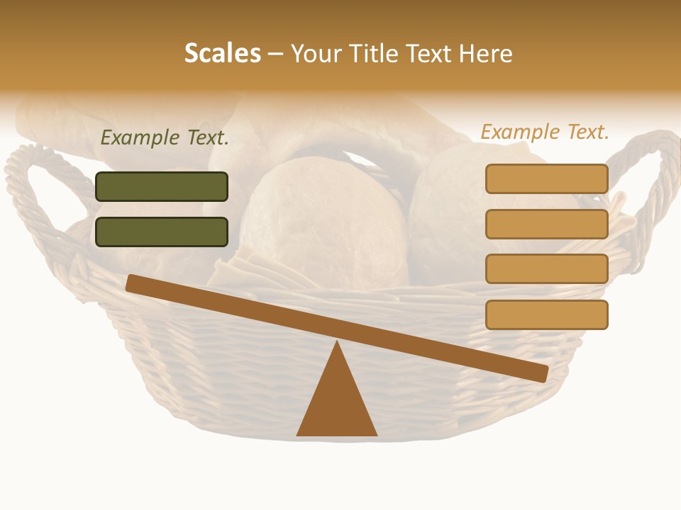 Basket Tasty Pastry PowerPoint Template